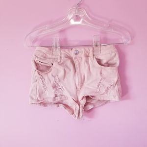 light pink summer shorts